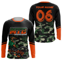 Maxcorners Camo MTB Cycling Customize Name 3D Shirts