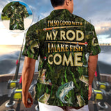 Maxcorners Fishing I'm So Good With My Rod I Make Fish Hawaiian Shirt