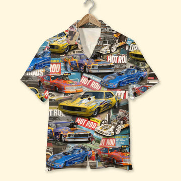 Maxcorners Custom Drag Racing Car Photo Shirt, Gift For Racing Lovers