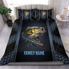 Maxcorners Cool Personalized Fishing Bedding Set