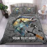 Maxcorners Personalized Fishing Bedding Set