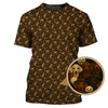 Maxcorners Halloween Golf Shirt, Dachshund Golf Shirt For Golfer, Funny Pattern Golf Shirt For Men