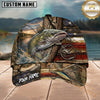 Maxcorners Fishing Rustic American Flag Personalized 3D Cap