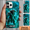 Maxcorners Darts Mythic Minotaur Dartboard Multicolor Personalized Name 3D Phone Case