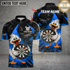 Maxcorners Funny Duck Darts Multicolor Customized Name, Team Name 3D Shirts