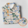 Maxcorners Beach Disc Golf Basket Pattern Polo Shirt, Golf Shirts For Women, Women’s Golf Polo LM1507