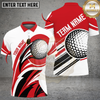Maxcorners Golf Dancing Strike Personalized Name, Team Name 3D Shirt (4 Colors)