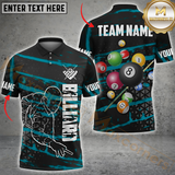 Maxcorners Billiard Mastershot Multicolor Customized Name, Team Name 3D Shirts