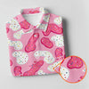 Maxcorners Funny Pink Frosted Cookie Adult Golf Shirt, Women’s Golf Tops, Golf Polo For Women LM1507