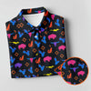 Maxcorners Neon Desert Cactus Buffalo Hawaiian Golf Shirt, Golf Polo For Women, Printed Golf Shirt LM1507