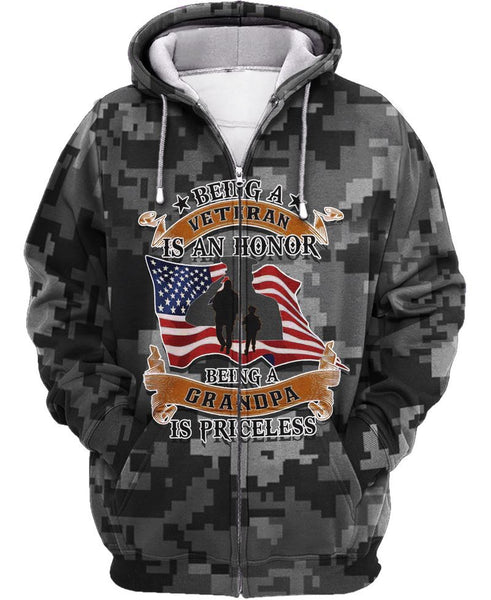 Maxcorners Proud Veteran Legacy Hoodie