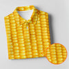 Maxcorners Realistic Sweet Corn Cob Print Design Golf Shirt, Women's Golf Shirt, Hawaiian Golf Shirt, Golf Polo For Women LM1507