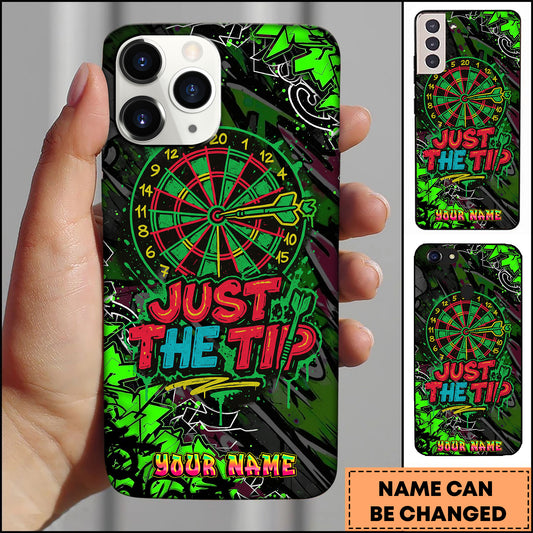 Maxcorners Darts Just The Tip Graffiti Style Personalized Name 3D Phone Case