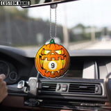 Maxcorners Personalized Billiards Holiday Sparkle Ornament