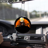 Maxcorners Personalized Billiards 8 Ball Elegant Glass Ornament