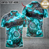 Maxcorners Darts Lightning Lion Energy Dartboard Multiple Options Personalized Name, Team Name 3D Shirt
