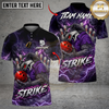 Maxcorners Bowling & Pins Thunder Werewolf Customized Name, Team Name 3D Shirt (6 Colors)
