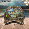 Maxcorners Fishing Heart Camo Ocean Personalized 3D Cap