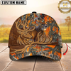 Maxcorners Deer Hunter Leather-Style Patch Personalized Hat 3D Printed Multicolor