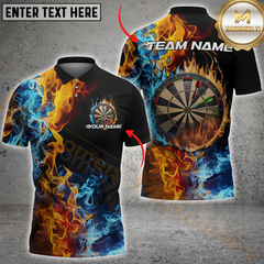 Maxcorners Darts Double Fire Multicolor Options Personalized Name, Team Name 3D Shirt