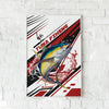 Maxcorners Tuna Fishing Power Motion Artwork Personalized Name 3D Poster