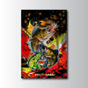 Maxcorners Walleye Fishing Aggressive Strike Artwork Personalized Name 3D Poster