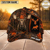 Maxcorners Hunting Orange Forest Camo Personalized 3D Cap