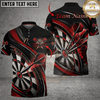 Maxcorners Darts Dartboard & Dynamic Dart Graphic Multicolor Customized Name, Team Name 3D Shirts