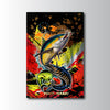 Maxcorners Tuna Fishing Power Motion Splash Personalized Name 3D Poster