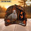 Maxcorners Hunting Orange Forest Camo Personalized 3D Cap