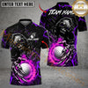 Maxcorners Fire Reaper Golf Polo Customized Name, Team Name 3D Shirts (4 Colors)