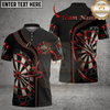 Maxcorners Darts Dartboard & Target Strike Graphic Multicolor Customized Name, Team Name 3D Shirts