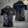 Maxcorners Darts Dartboard & Target Strike Graphic Multicolor Customized Name, Team Name 3D Shirts