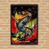Maxcorners Striped Bass Fishing Dynamic Splash Art Personalized Name 3D Poster