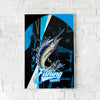 Maxcorners Marlin Fishing Dynamic Splash Art Personalized Name 3D Poster