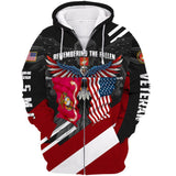 Maxcorners Dedicated Veteran Fleece Hoodie