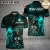 Maxcorners Muscle Reaper With Flame Bowling Multicolor Customized Name, Team Name 3D Shirts