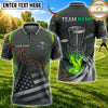 Maxcorners Disc Golf Basket & Flying Disc Graphic with Dynamic Motion Design Multicolor Customized Name, Team Name 3D Shirts