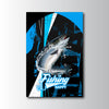 Maxcorners Salmon Fishing Dynamic Splash Personalized Name 3D Poster