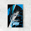 Maxcorners Salmon Fishing Dynamic Splash Personalized Name 3D Poster