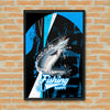 Maxcorners Salmon Fishing Dynamic Splash Personalized Name 3D Poster