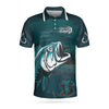 Maxcorners Hooked On Fishing Men 3D Polo