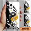 Maxcorners Billiards Yinyang Star Multicolor Personalized Name 3D Phone Case