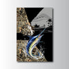 Maxcorners Marlin Fishing Ocean Strike Camo Style Personalized Name 3D Poster