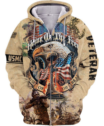 Maxcorners Warrior Spirit Veteran Pullover Hoodie