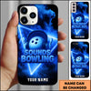 Maxcorners Bowling Sounds Ball Headphones Multicolor Personalized Name 3D Phone Case