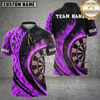 Maxcorners Darts Blazing Flame Dartboard Multicolor Customized Name, Team Name 3D Shirts