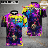 Maxcorners Darts HipHop Bear Multioptions Personalized Name, Team Name Unisex 3D Shirts