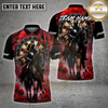 Maxcorners Dart Shirt Medieval Knight Gothic Dartboard Art Multioptions Personalized Name, Team Name 3D Shirt (4 Colors)