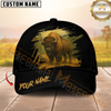 Maxcorners Black Hunter Personalized Name Cap
